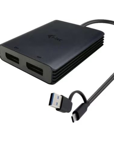 I-TEC Adaptador usb tipo a - usb tipo c a displayport i - tec macho - hembra - negro