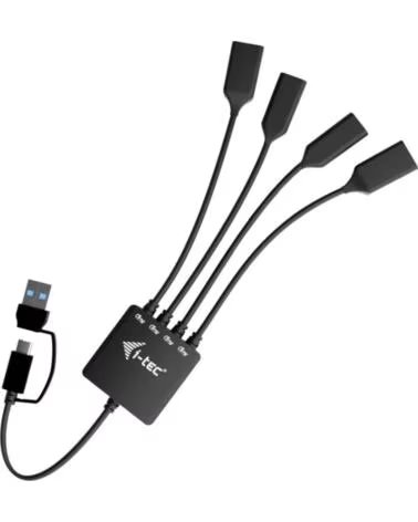 I-TEC Hub i - tec usb tipo c - usb tipo a 4 en 1