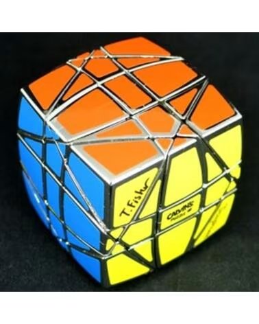 CALVINS Cubo de rubik hexaminx plata