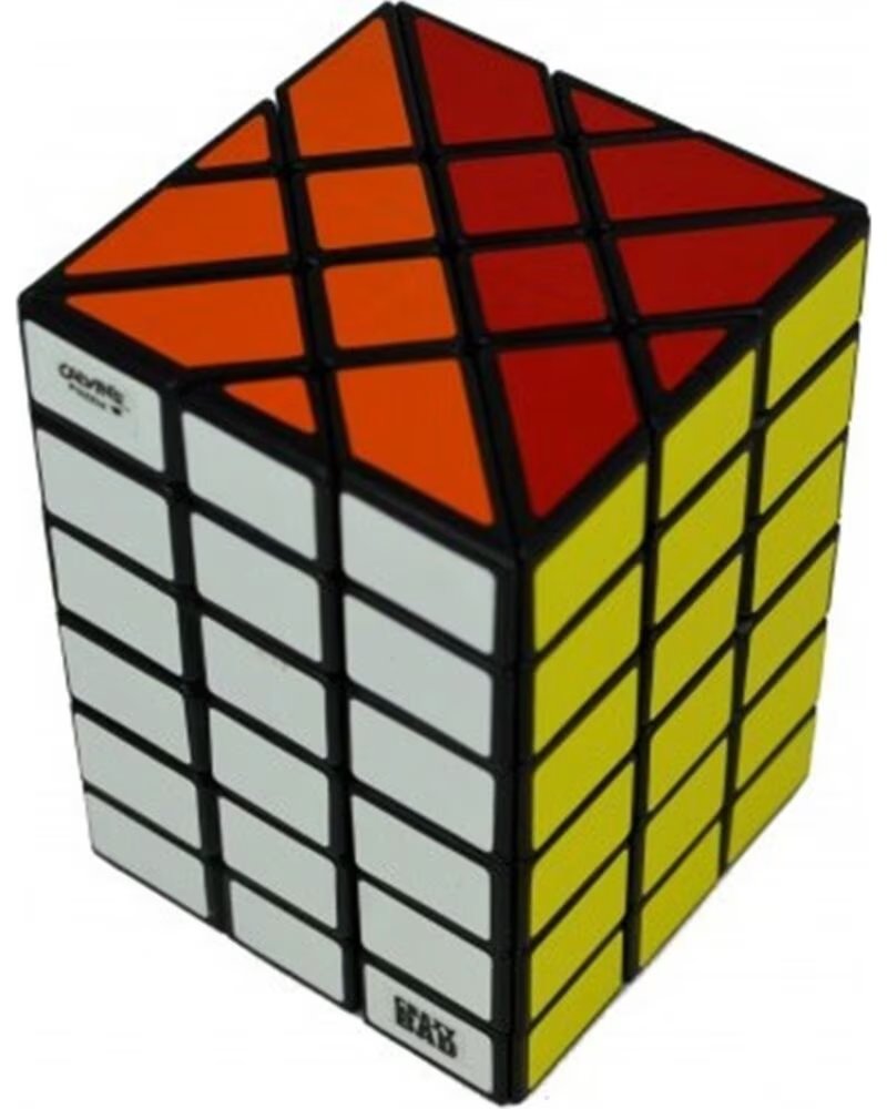 CALVINS Cubo de rubik 4x4x6 crazy bad fisher negro