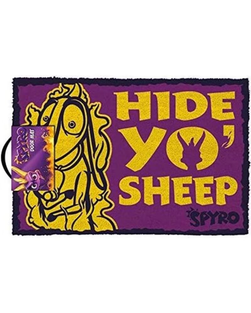 PYRAMID Felpudo spyro el dragon doormat hide yo sheep 40 x 60 cm