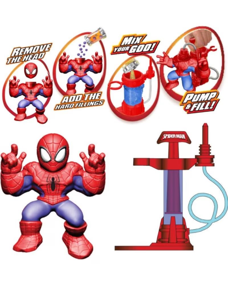 BANDAI Goo jit zu hero creator spiderman
