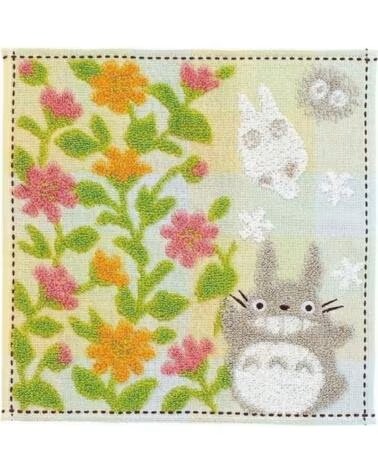 SEMIC STUDIOS Mini toalla totoro gris jardin de flores 25x25 cm mi vecino totoro