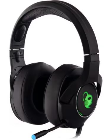 COOLBOX Auriculares con microfono gaming deepchroma gaming rgb jack