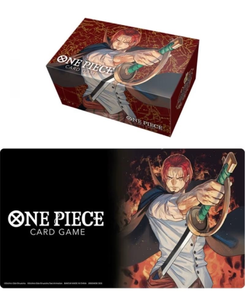 BANDAI Tapete y caja de almacenamiento one piece shanks