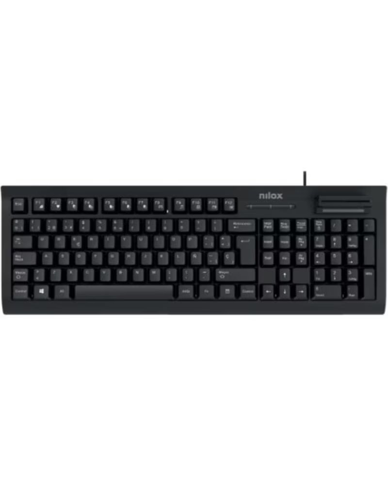 NILOX Teclado nxkire0001 con lector dni usb espanol
