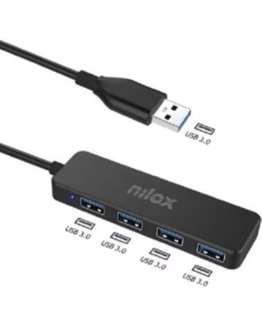 NILOX Hub 4 x usb 3 0 salida usb 3 0