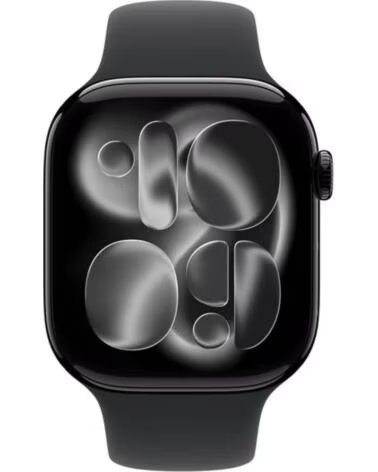 APPLE Smartwatch watch s11 gps cellular 46mm jet black aluminium case black sport band - s - m