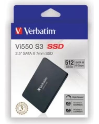 VERBATIM Disco duro interno ssd vi550 s3 512gb 2 5 pulgadas sata iii