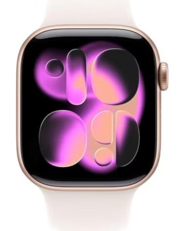 APPLE Smartwatch watch s11 gps cellular 42mm rose gold aluminium case light blush sport band m - l
