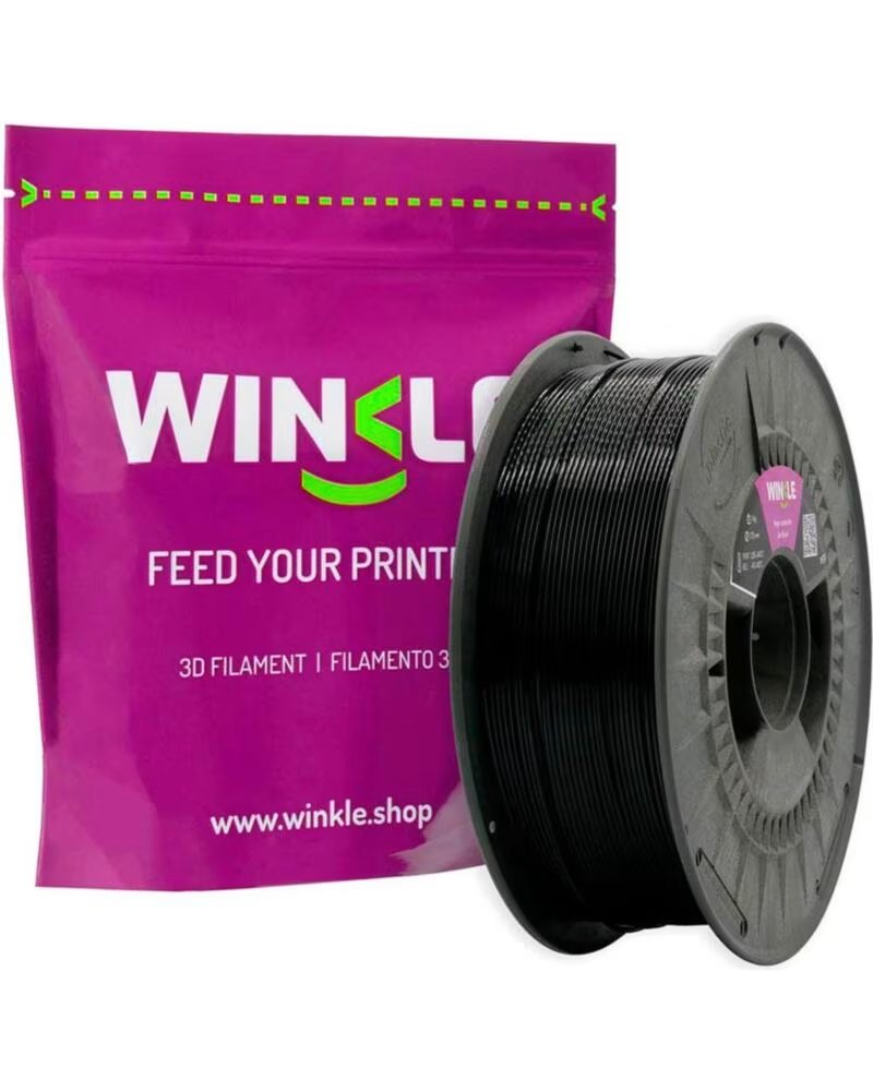 WINKLE Filamento negro azabache petg estandar - 1 75mm - impresora 3d - 1 kg