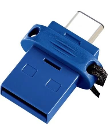 VERBATIM Memoria usb tipo a - usb tipo c storengo 64gb azul