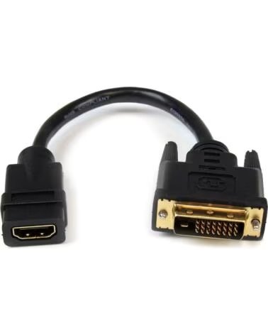STARTECHCOM Cable dvi - d a hdmi startech 0 20m - macho - hembra - negro