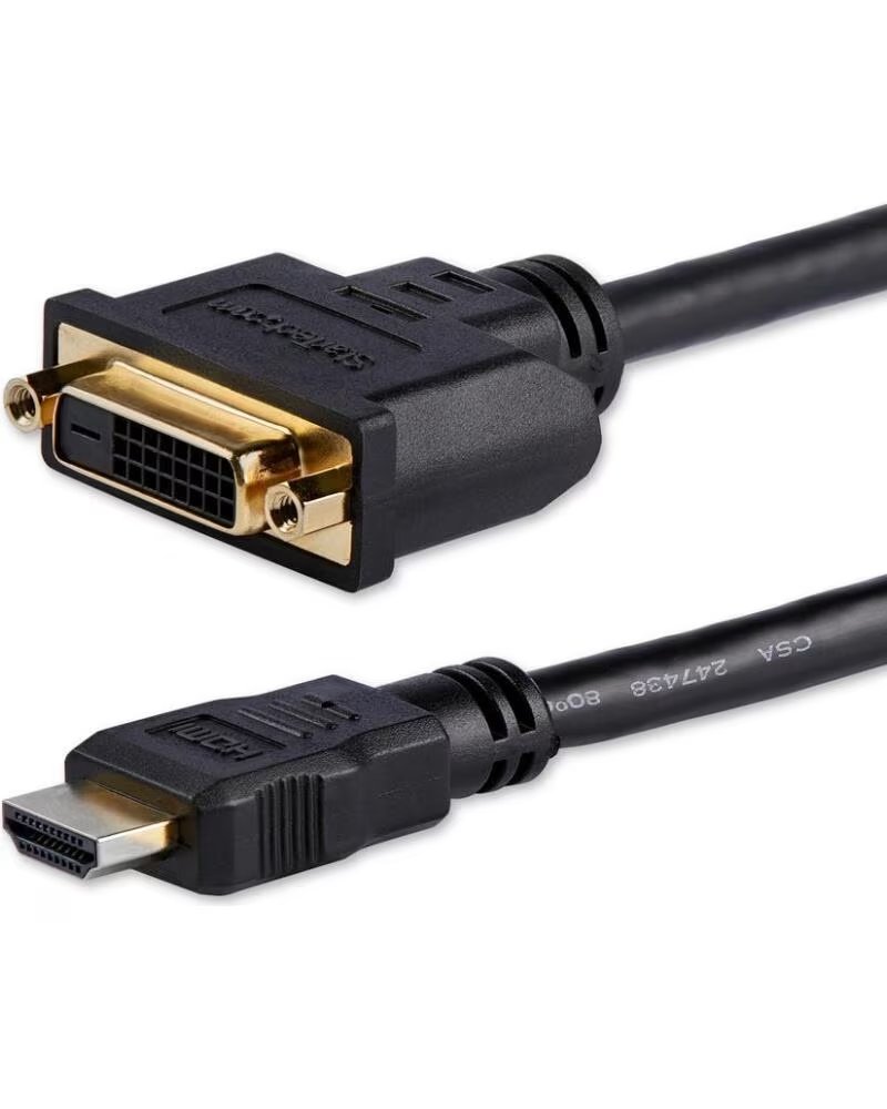 STARTECHCOM Cable hdmi a dvi - d startech 0 20m - macho - hembra - negro