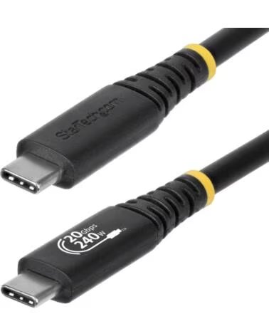 STARTECHCOM Cable usb tipo c staretch 2m - macho - macho - negro