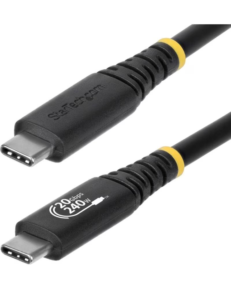 STARTECHCOM Cable usb tipo c staretch 2m - macho - macho - negro