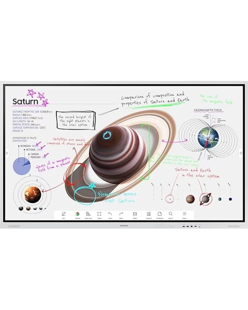 SAMSUNG Pantalla interactiva tactil flip pro wm85b 85 pulgadas