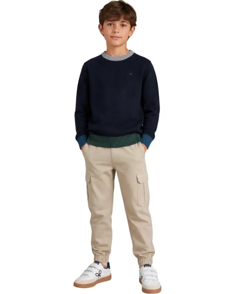 MAGLIONE DA BAMBINO SILBON MARINO
