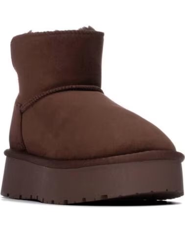 XTI BOTINES PLANOS 142197 MARRON