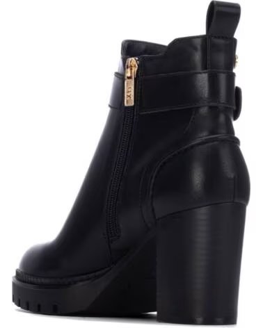 XTI 146044 DAMEN STIEFELETTEN MIT HOHEM ABSATZ SCHWARZ NEGRO