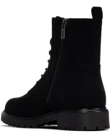 BOTINES MILITARES DE MUJER XTI 146243 CON CORDONES Y CREMALLERA ANTRACITA