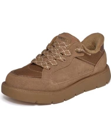 SKECHERS KEEPSAKES COZY STREET HIKER E CAMEL