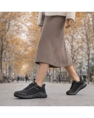 SKECHERS BOBS B FLEX PROOF BLACK SNEAKERS NEGRO