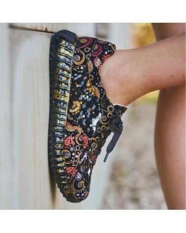 LAURA VITA BURTON 05 ZAPATILLAS CASUAL AMBRE NEGRO