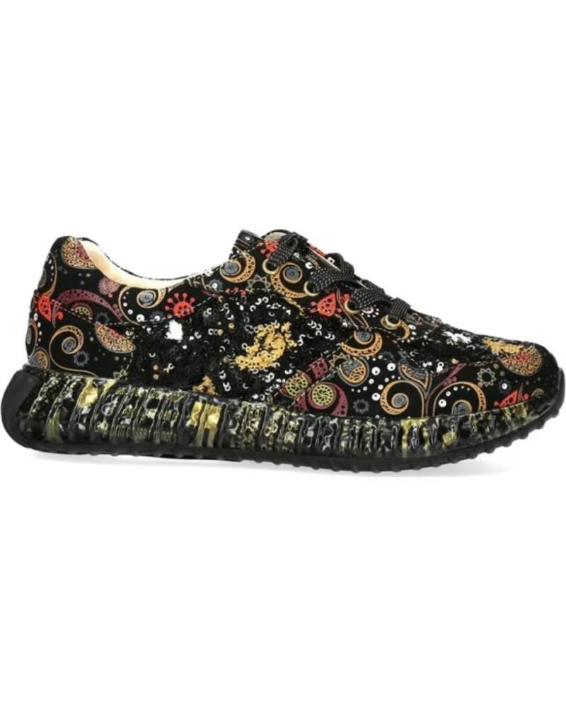 LAURA VITA BURTON 05 ZAPATILLAS CASUAL AMBRE NEGRO