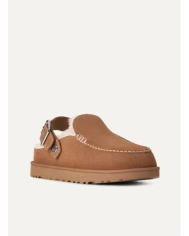 UGG GOLDENSTAR EVELINA CLOG SABOTS EN CUIR CUERO
