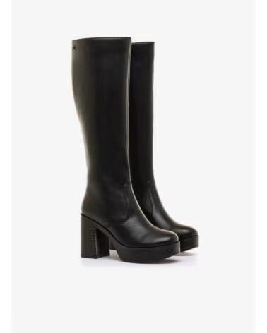 BOTTES HAUTES MTNG 50522 À TALON ET PLATEFORME NEGRO