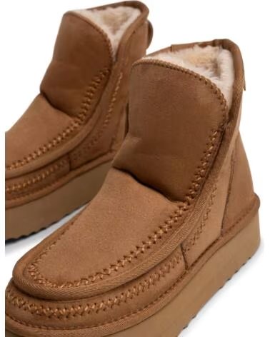 BOTTINES MTNG 60095 À PLATEFORME PLATE EN MARRON MARRóN