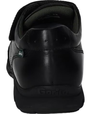 GORILA ZAPATOS ESCOLARES DE PIEL 33600 CON VELCRO NEGRO