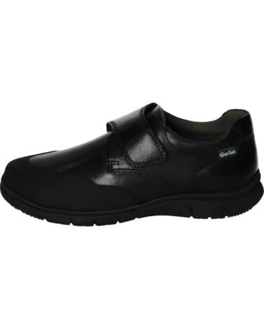 GORILA ZAPATOS ESCOLARES DE PIEL 33600 CON VELCRO NEGRO