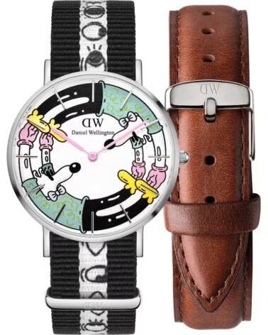 MONTRE DANIEL WELLINGTON DW00100736 NOIRE NEGRO