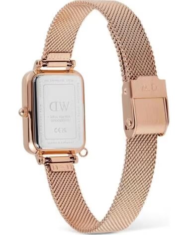MONTRE DANIEL WELLINGTON DW00100748 QUARTZ RECTANGULAIRE OR ROSE ROSA