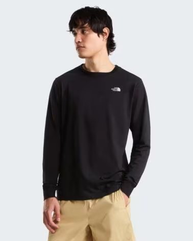 THE NORTH FACE LANGARMSHIRT HERREN NF0A8EU3JK3 NEGRO