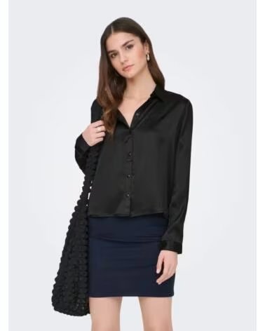 JACQUELINE DE YONG CHEMISE FEMME FIFI 15203504 NEGRO