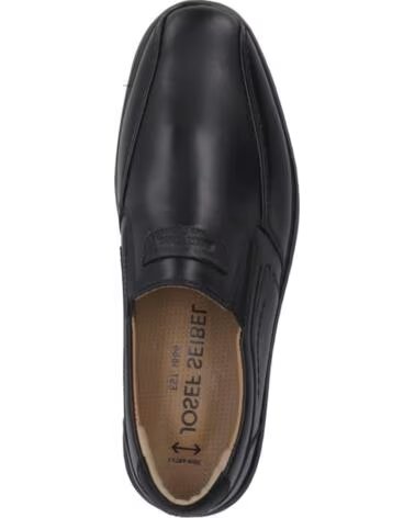 JOSEF SEIBEL ALASTAIR-03 CHAUSSURES À ENFILER EN CUIR POUR HOMME NEGRO
