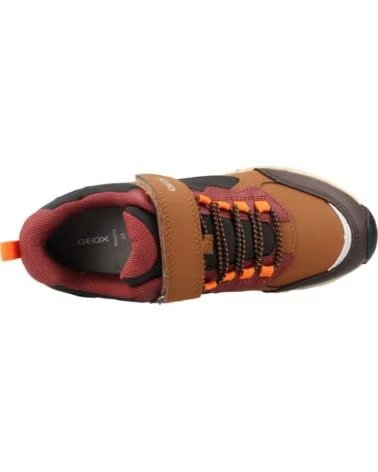 GEOX ZAPATILLAS NIÑO J MAGNETAR MARRÓN C6311