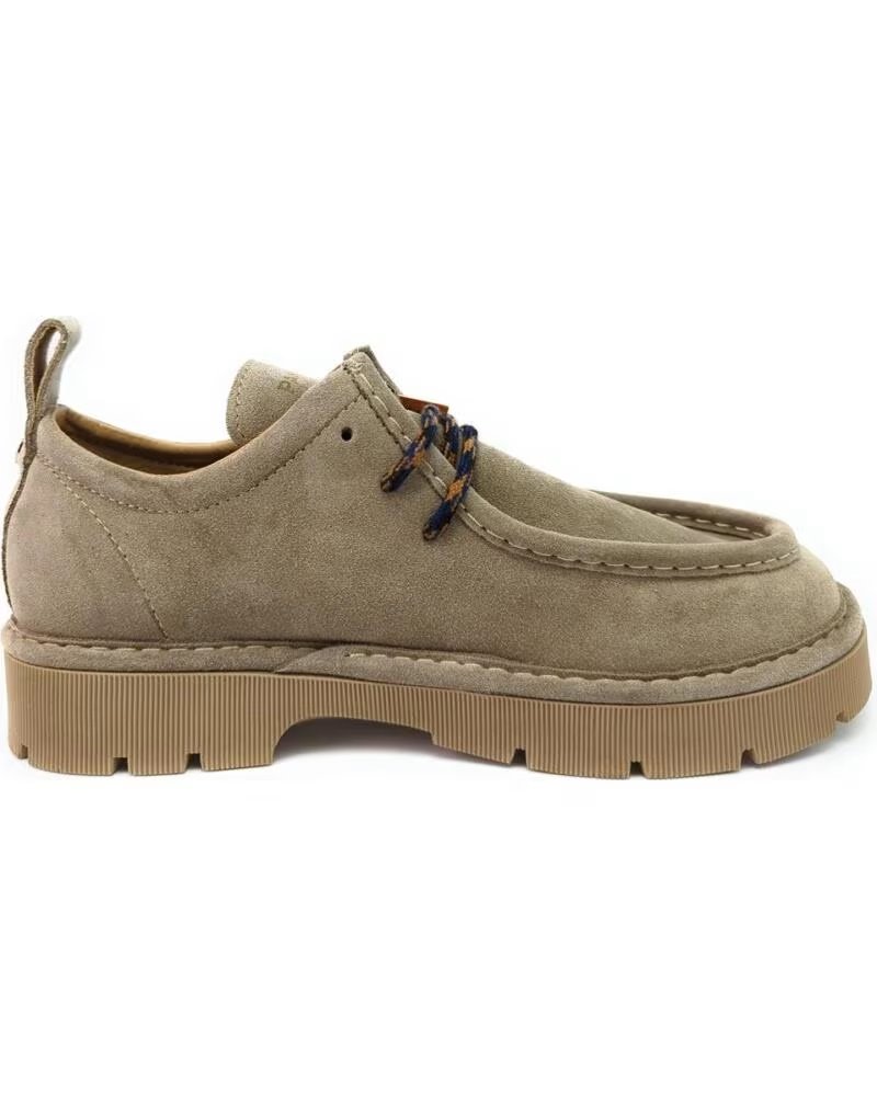 CHAUSSURES P99 À LACETS EN NUBUCK BEIGE POUR HOMME ET FEMME BEIG