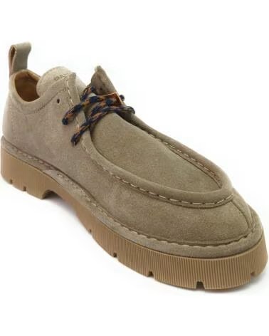 CHAUSSURES P99 À LACETS EN NUBUCK BEIGE POUR HOMME ET FEMME BEIG