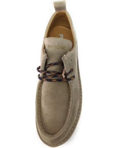 CHAUSSURES P99 À LACETS EN NUBUCK BEIGE POUR HOMME ET FEMME BEIG