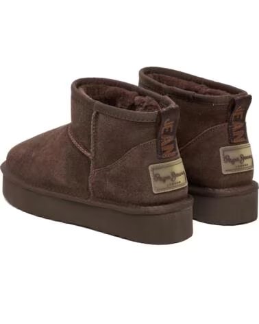 BOTINES DE ANTE PEPE JEANS DISSY YOUNG MARRON
