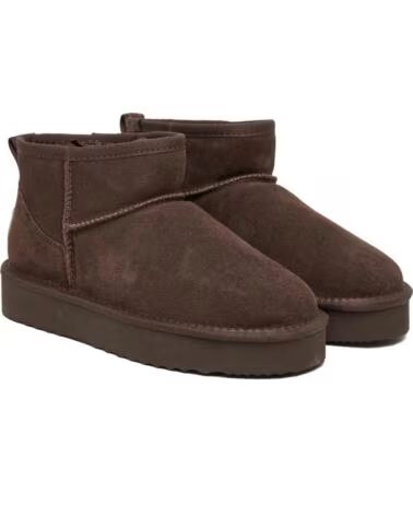 BOTINES DE ANTE PEPE JEANS DISSY YOUNG MARRON
