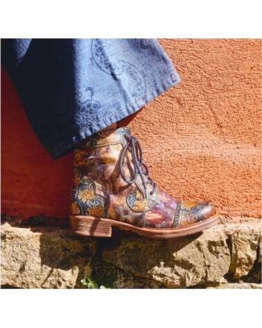 BOTINES DE PIEL LAURA VITA ANITAO-11 AZUL