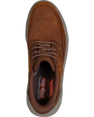 SAPATILHAS SKECHERS SLIP-INS ARCH FIT GARZA CASTANHO MARRON