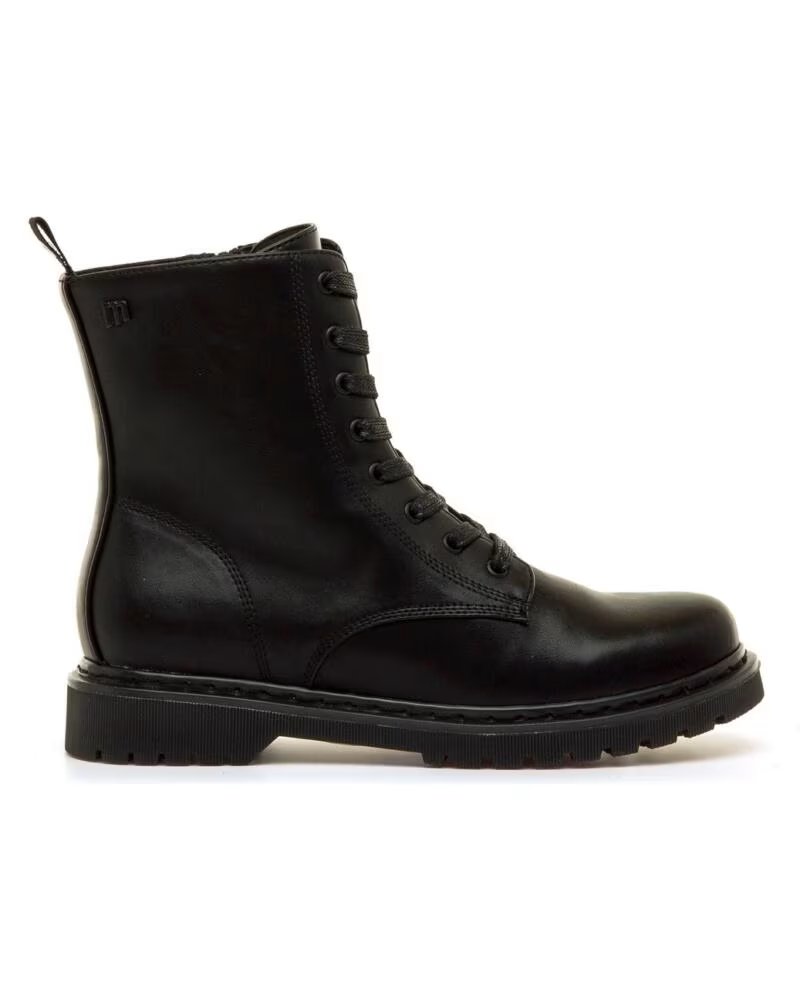 MTNG Botines Planos Mujer Mustang Storm Low Negro NEGRO