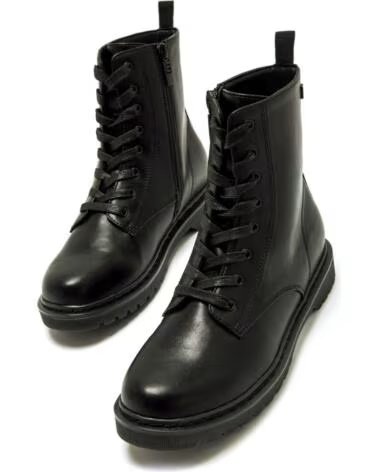 MTNG Botines Planos Mujer Mustang Storm Low Negro NEGRO
