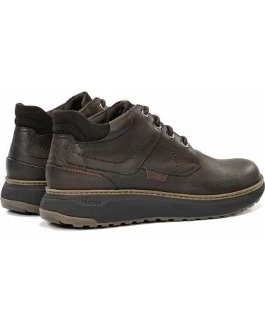 FLUCHOS STIVALI DA UOMO F2536 WILDFORD IN PELLE MARRONE CON LACCI MARRóN